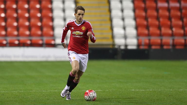 Adnan Januzaj played 81 minutes for Manchester United's under-21s on Monday night