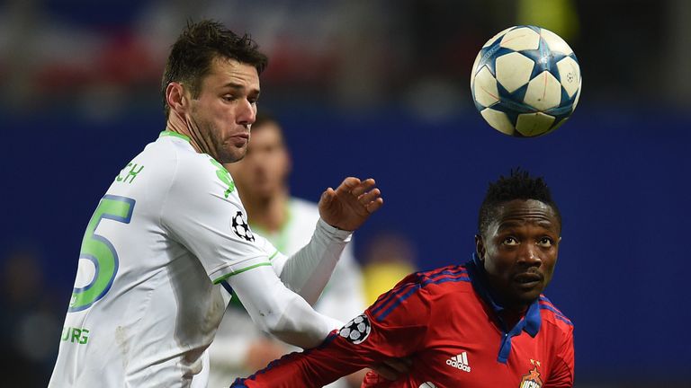 Ahmed Musa (right) has played for CSKA Moscow in the Champions League this season