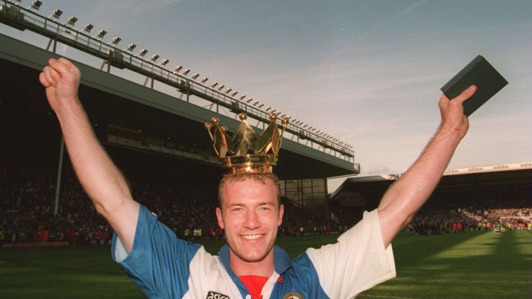 Alan Shearer scored nine Premier League hat-tricks for Blackburn Rovers