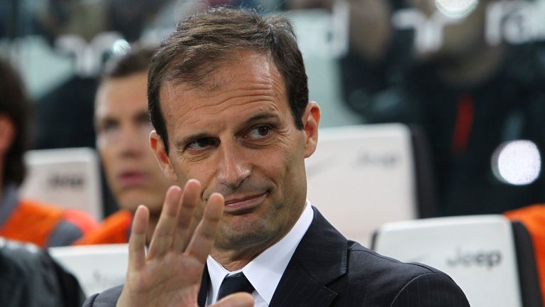 Juventus coach Massimiliano Allegri 