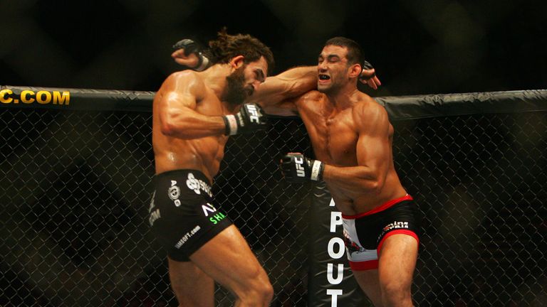 Andrei Arlovski of USA and Fabricio Werdum of Brazil in action during a Heavyweight bout of the Ultimate Fighting Ch