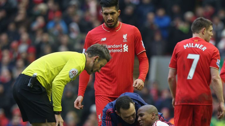 Ashley Young suffered a severe groin injury against Liverpool last week
