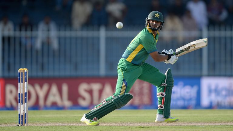Azhar Ali of Pakistan bats during the third one-day International between Pakistan and England in Sharjah 