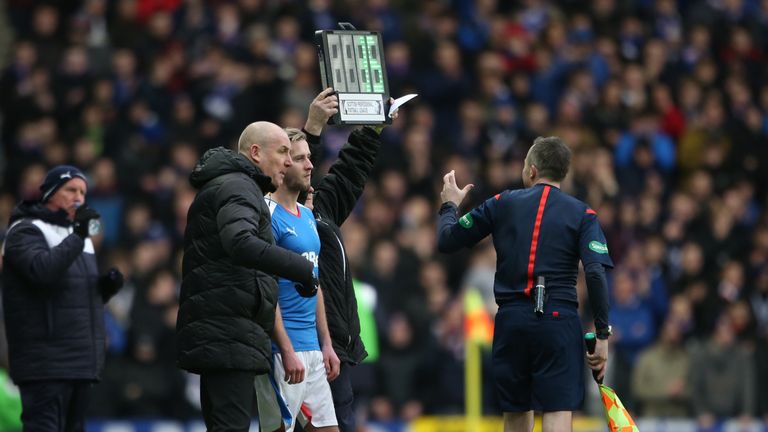 Rangers' Billy King and manager Mark Warburton