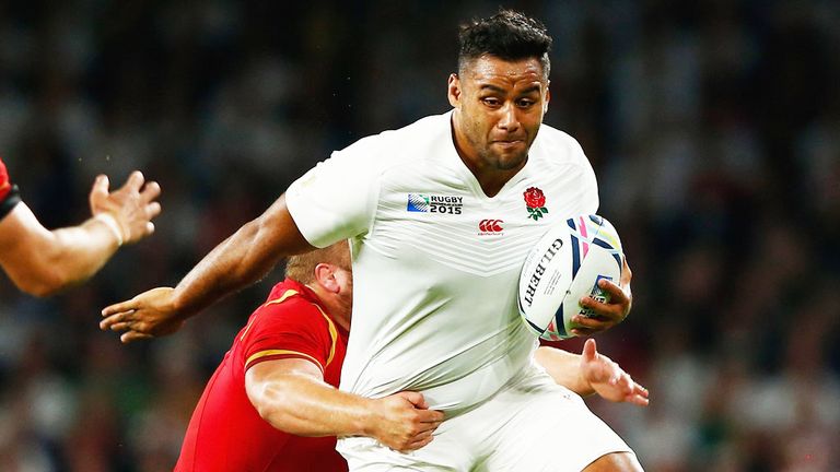 Billy Vunipola in action for England against Wales in the World Cup