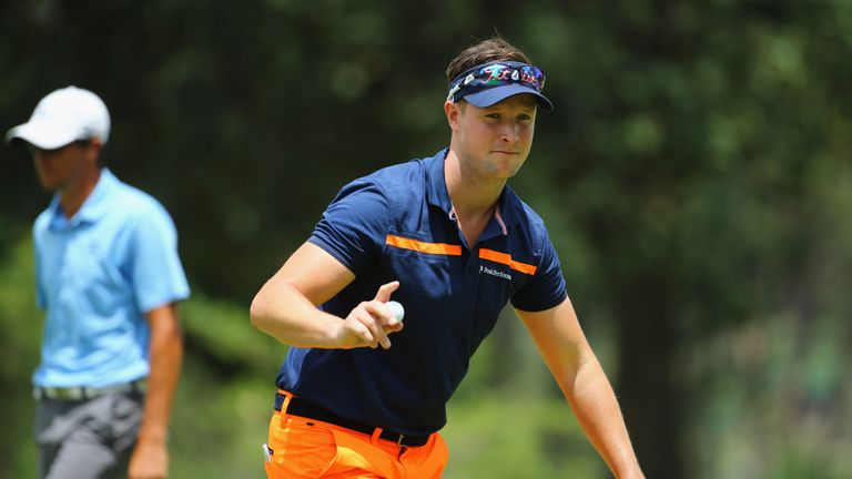 Bjorn Akesson during the final round of the Joburg Open