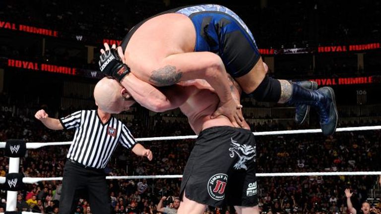 Brock Lesnar and Big Show, Royal Rumble