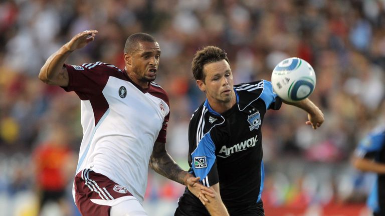 Caleb Folan (L) had already played abroad in MLS before a spell in Malaysia and now Myanmar.