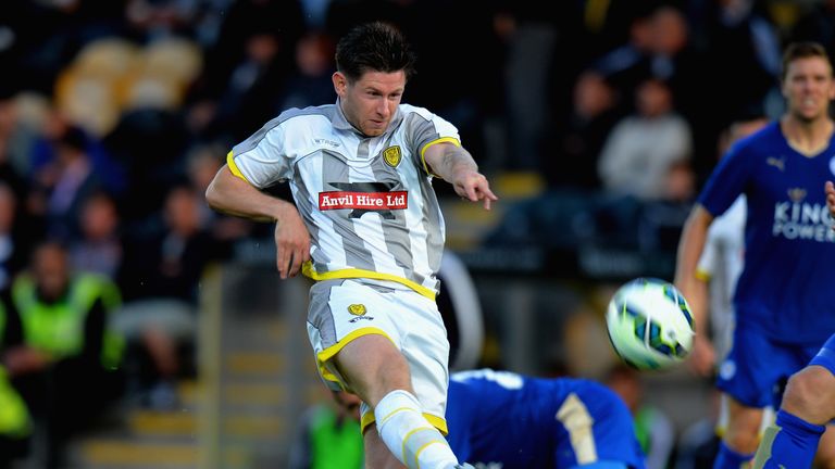 Calum Butcher on target for Burton Albion who remain top  of League One with a x-x victory at Coventry