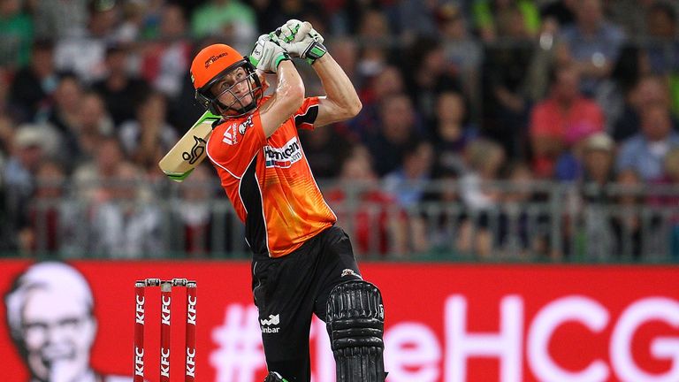 Cameron Bancroft struck three fours and three sixes off 53 balls