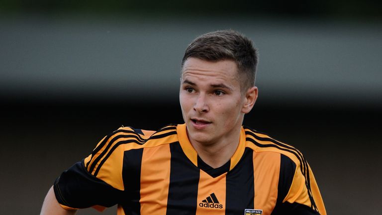 SCUNTHORPE, ENGLAND - JULY 15:  Conor Townsend of Hull City during the Pre Season Friendly match between Winterton Rangers  and Hull City FC at Winterton R