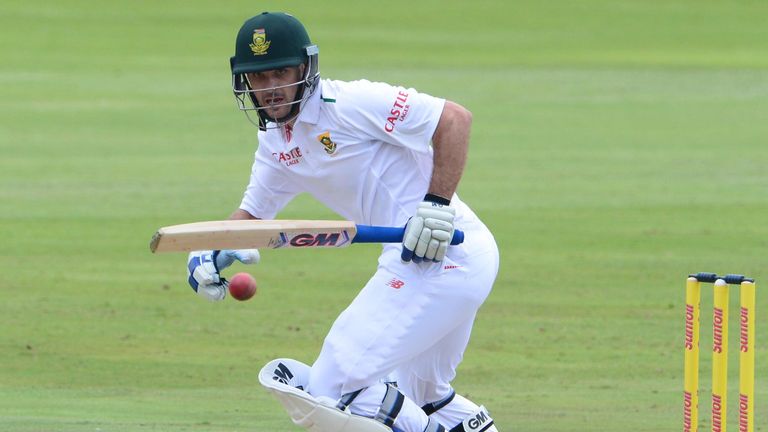 PRETORIA, SOUTH AFRICA - JANUARY 22: Stephen Cook of the Proteas celebrates his 50 runs during day 1 of the 4th Test match between South Africa and England