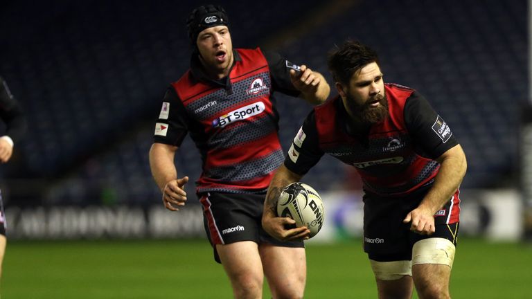 Edinburgh' s Cornell du Preez