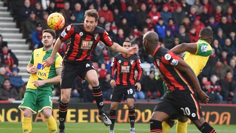 Dan Gosling heads home for Bournemouth