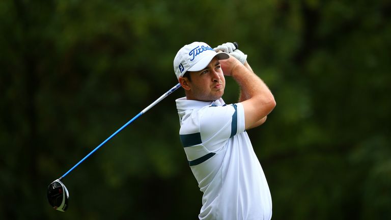 JOHANNESBURG, SOUTH AFRICA - JANUARY 09:  Daniel Brooks of England hits a tee shot on the 8th during the third round of the BMW SA Open at Glendower Golf C