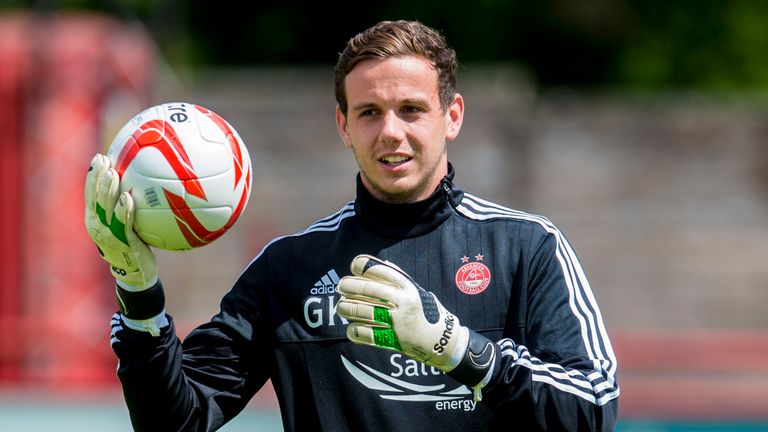 Danny Ward is heading back to parent club Liverpool after spending the first half of the season on loan to Aberdeen