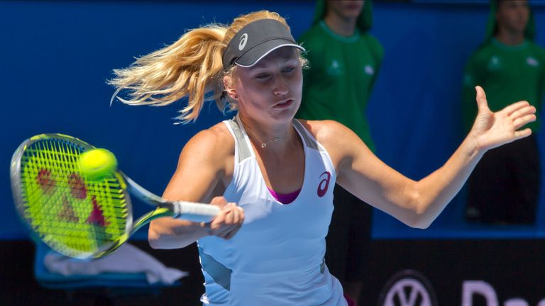 Daria Gavrilova beat Sabine Lisicki as Australia Green breezed past Germany on the opening day