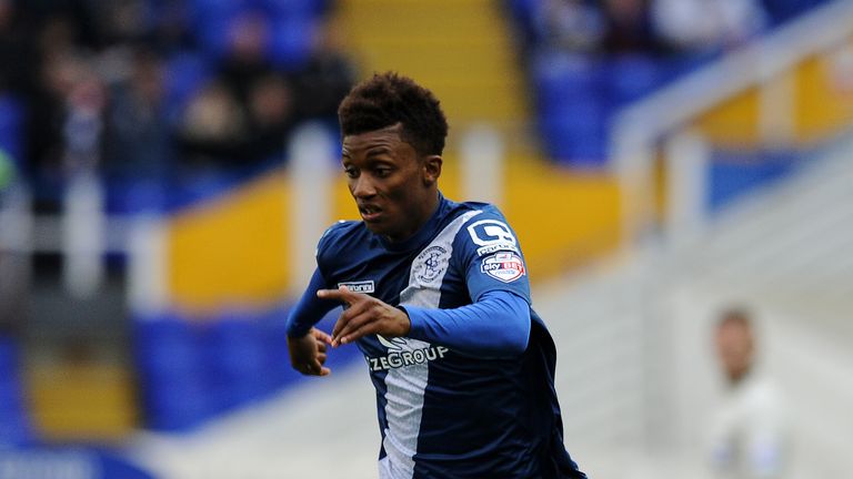 Demarai Gray of Birmingham City during the Sky Bet Championship match with Queens Park Rangers