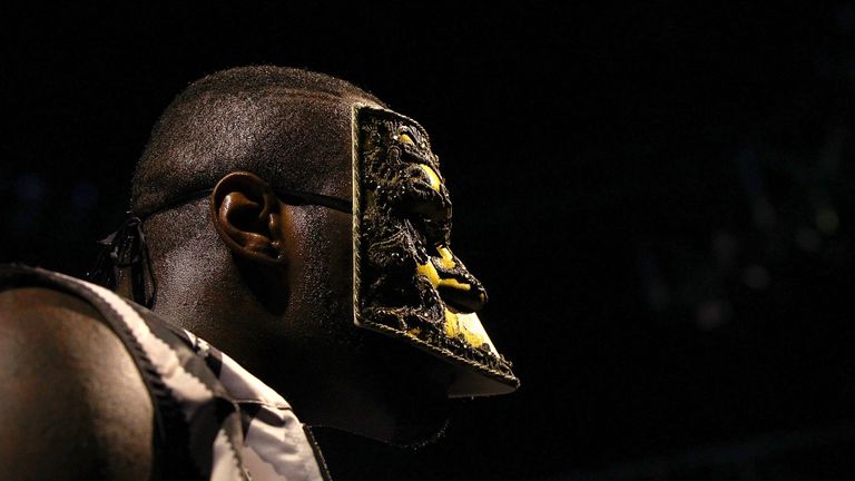 Deontay Wilder is introduced prior to his WBC Heavyweight Championship bout against Artur Szpilka at Barclays Center on January