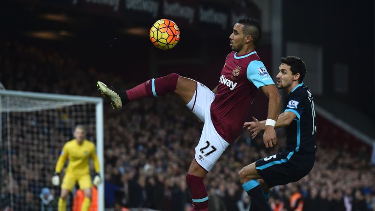 West Ham United's French midfielder Dimitri Payet