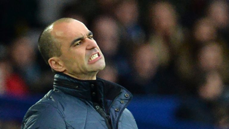 Everton manager Roberto Martinez 