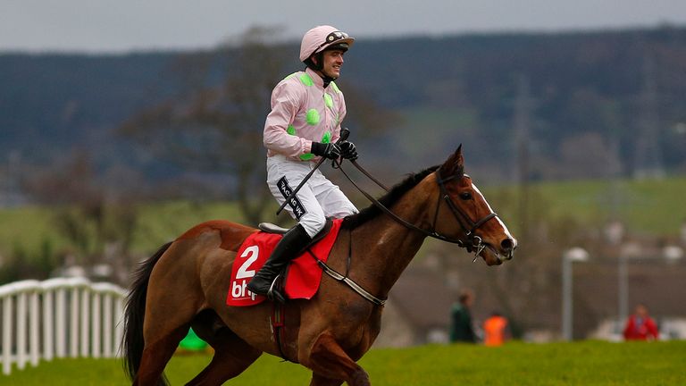  Ruby Walsh riding Faugheen after winning The BHP Insurance Irish Champion Hurdle Race at Leopardstown racecourse on January 