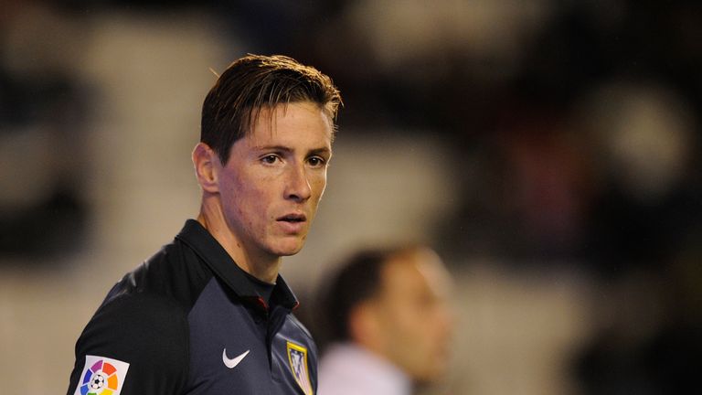 Fernando Torres of Club Atletico de Madrid