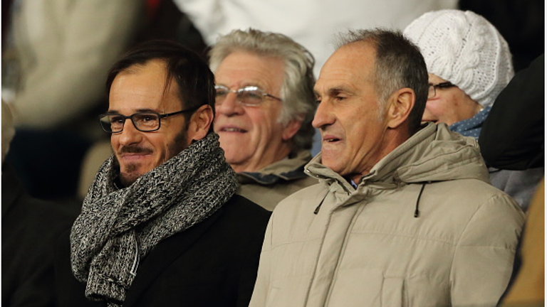 Ambrosetti (left) was in the stands on Monday night