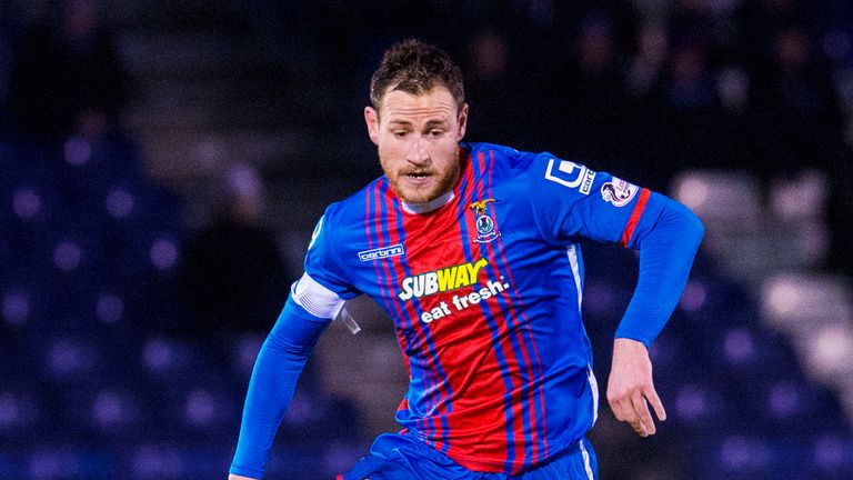 Gary Warren in action for Inverness