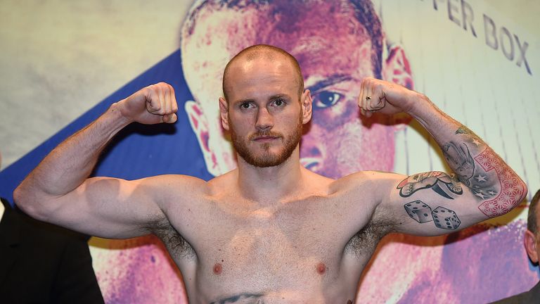 George Groves weighed in inside the catchweight limit
