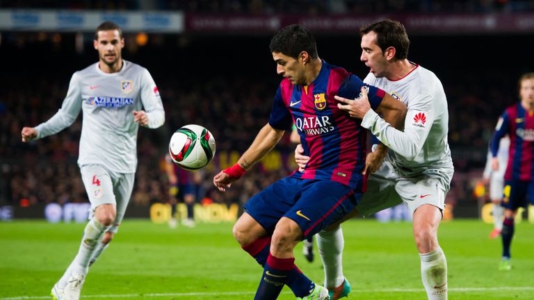  Luis Suarez of FC Barcelona