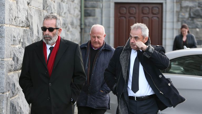 Torrance and McGinley both attended the ceremony at Galway Cathedral. 