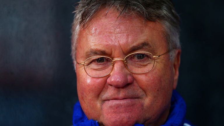 Guus Hiddink was pleased with the performance of his Chelsea side in their win over Crystal Palace