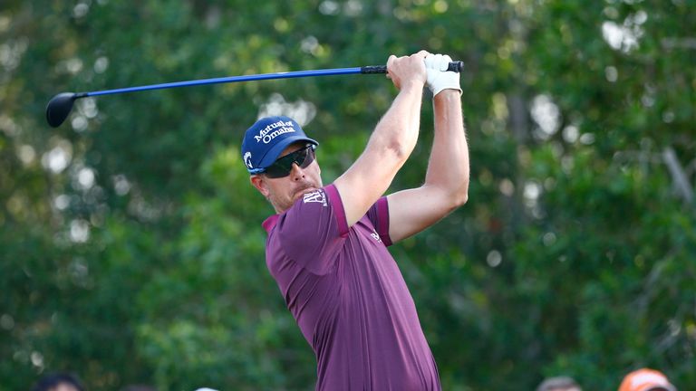 Henrik Stenson was just three off the lead at the halfway stage in Abu Dhabi