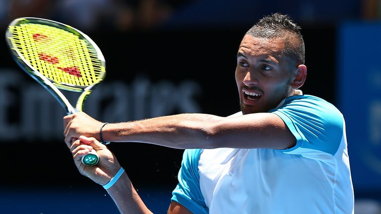Nick Kyrgios of Australia Green 