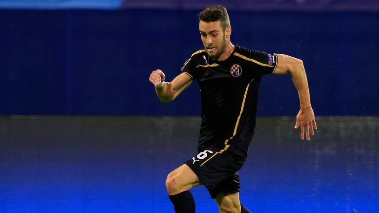 Ivo Pinto in action for Dinamo Zagreb 