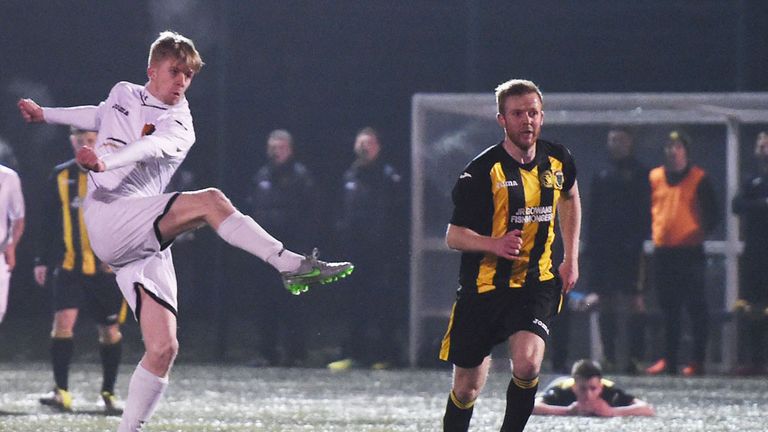 Jack Smith gives East Kilbride the lead against Lothian Thistle Hutchison Vale