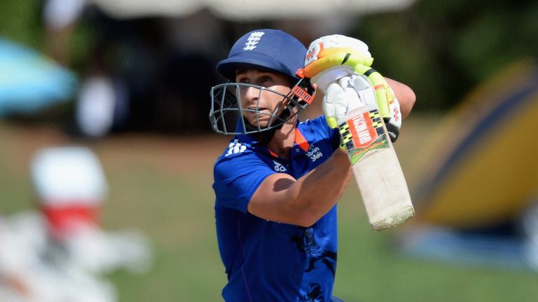 James Taylor bats during the One Day Tour Match between South Africa A and England 