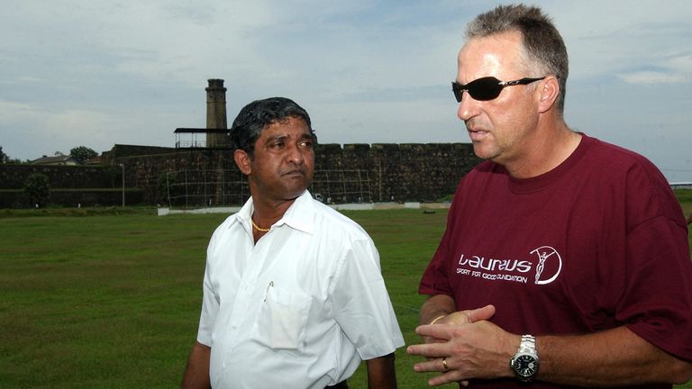 Jayananda Warnaweera has been suspended