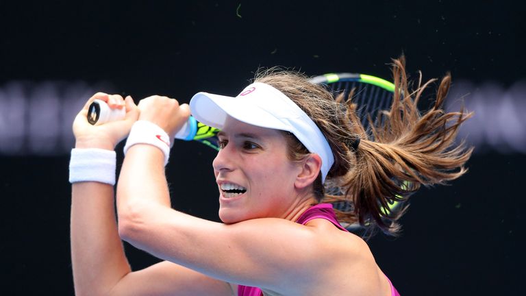 Victory over Zhang takes Konta to a career-high provisional world ranking of 28th