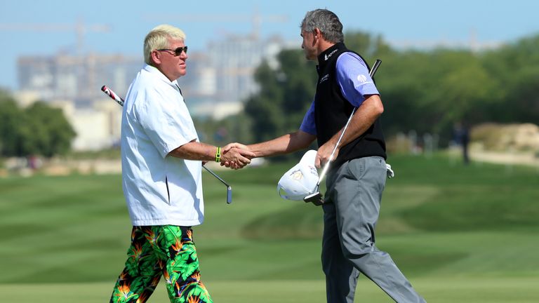 Lawrie was grouped with two-time major winner John Daly in Doha