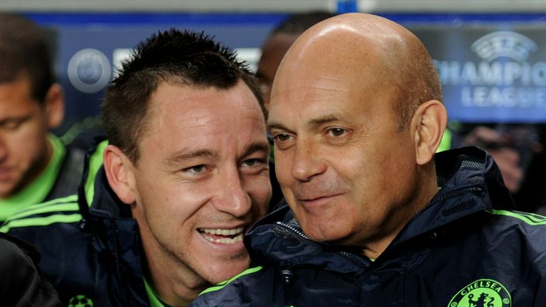 Ray Wilkins (R) coached John Terry while working as Carlo Ancelotti's Chelsea No 2