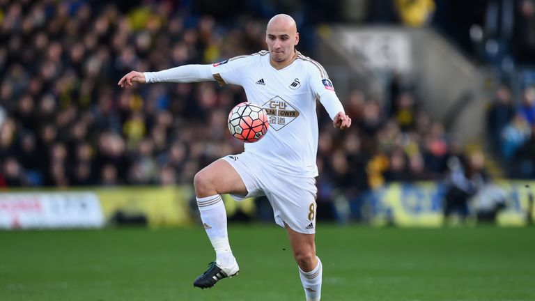 Jonjo Shelvey and Swansea were victims of an FA Cup shock at Oxford on Sunday