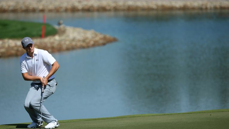 Spieth wasn't his usual prolific self with the putter during his week in Abu Dhabi