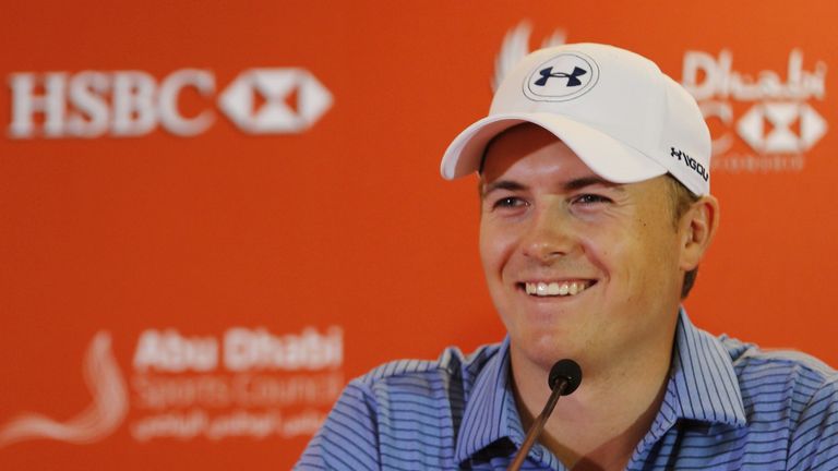 Spieth spoke to the media on Wednesday ahead of the Abu Dhabi Golf Championship