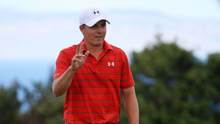 Jordan Spieth enjoyed another birdie-laden day at Kapalua