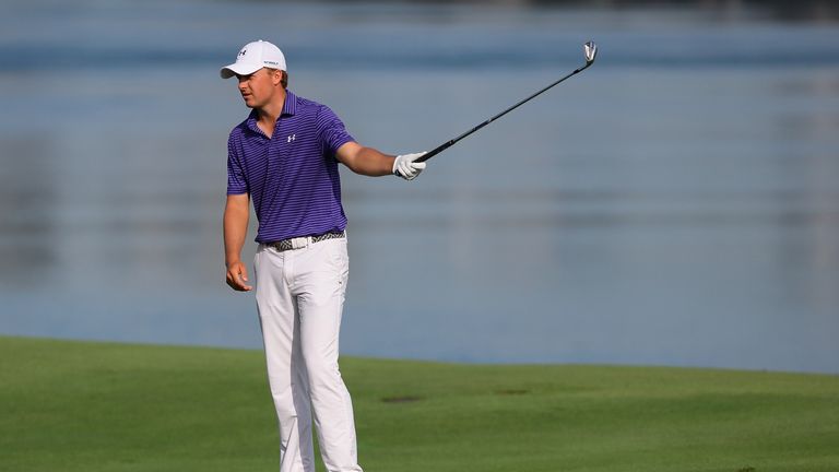 Spieth missed a series of putts from inside 10 feet during his 28-hole slog on Saturday
