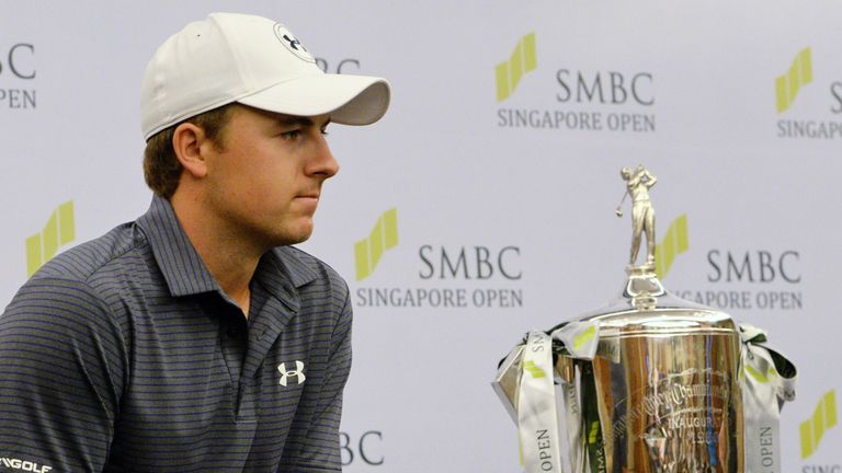 Jordan Spieth makes his first appearance at the Singapore Open this week