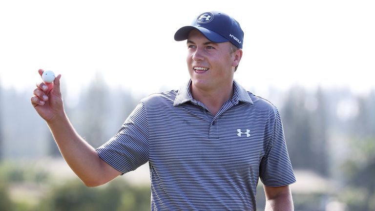 Jordan Spieth is on course to start his year in ideal fashion