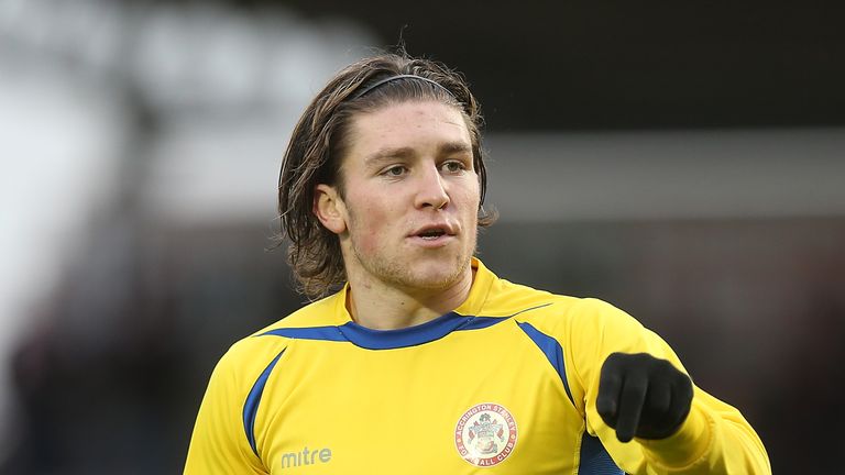 Josh Windass of Accrington Stanley in action during the Sky Bet League Two match between Northampton Town and Accrington 